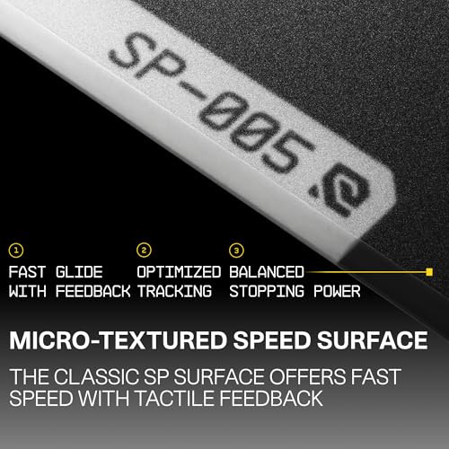 Image of WALLHACK SP-005 Black Gaming Mouse Pad Speed Control Balance Large Size E-Sports Smooth Low Friction Tempered Glass Ultra Thin Durable Anti-Slip Carrying Carrying Case Maintenance Kit SkyPAD