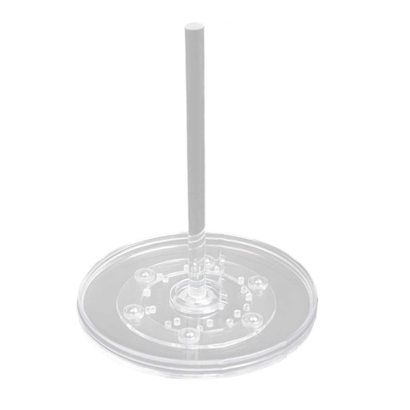 HZGFNBZ Rotating Yarn and Thread Holder Clear ABS Spool Desk Dispenser Thread Spool Stand for Crocheting Knitting Essential