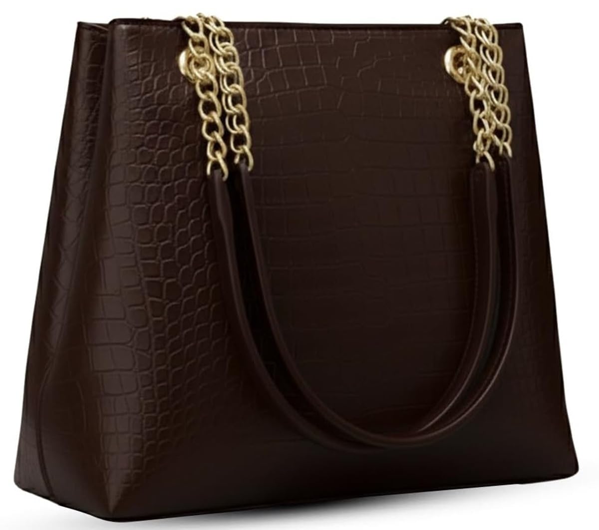 global impex Large Capacity Croco Pattern Tote Bags For Womens Big Purses And Handbags Ladies Shoulder Bag-picture-53