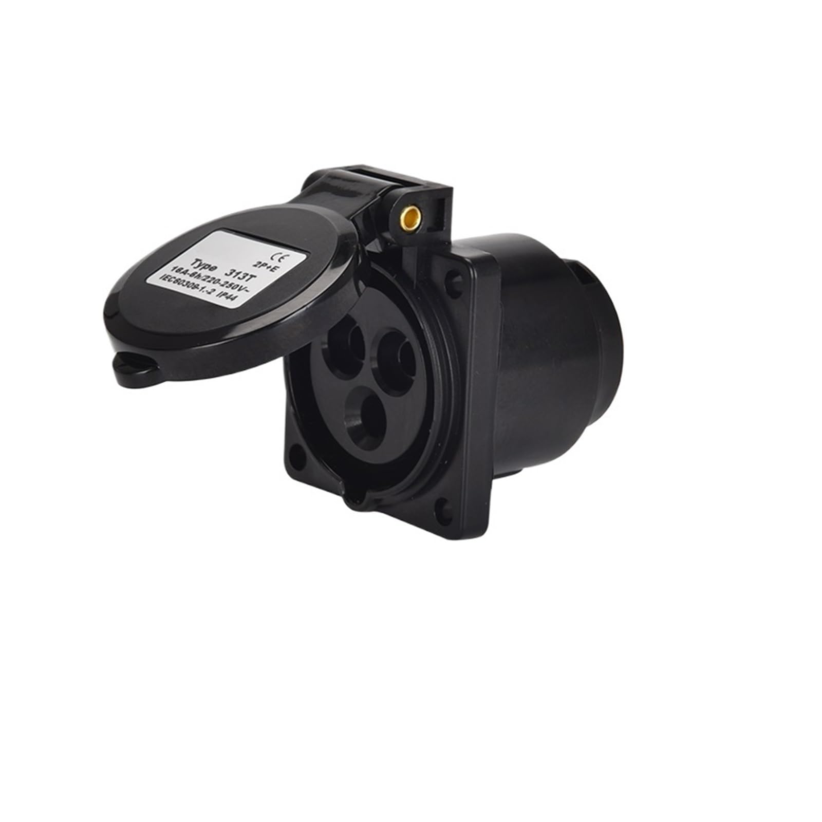 Prise encastrable 3P 16A 220V pour boîtier de scène et audio
