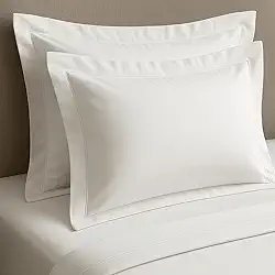 Capa de Travesseiro Fronha Com Abas 100% Poliester Percal Matelassê 200 Fios Microfibra 50x70cm Hipoalergênico (Branco) Toque Macio Conforto Absoluto