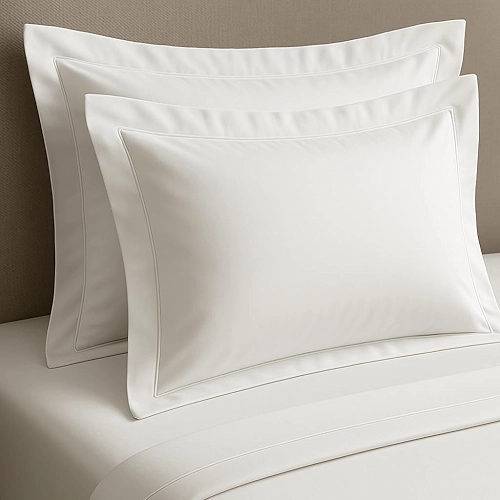 Capas de Travesseiro Fronha Com Abas 100% Poliester Percal Matelassê 200 Fios Microfibra 50x70cm Hipoalergênico (Branco) Toque Macio Conforto Absoluto