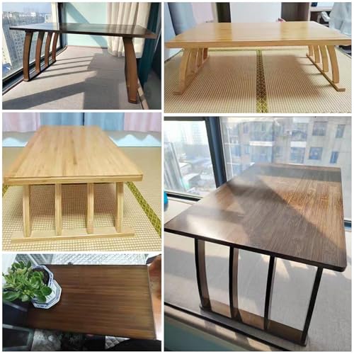 Table à thé basse imperméable, la solution stable pour petits espaces et petits déjeuners au sol