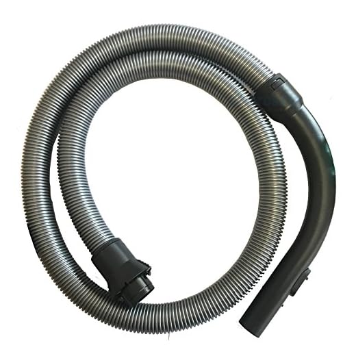 Premium Staubsaugerschlauch für Miele Serie Complete C2 (Black Pearl PowerLine; EcoLine ..) Staubsauger, mit Comfort-Handgriff, 2,2m Komplettschlauch schwarz