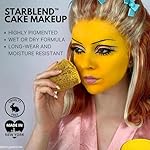 Mehron Makeup StarBlend Cake Makeup | Wet/Dry Pressed Powder | Powder Foundation | Monster Grey Face Paint & Body Paint 2 oz (56g) - Image 3