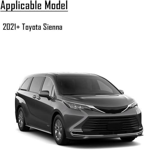 Miniatura 6 de WASAI - Caja fuerte de seguridad para consola de automóvil, caja de seguridad para consola de vehículo compatible con Toyota Sienna 2021-2025 con