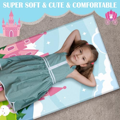 Image of Fanfanwin Kids Nap Mat Cover for Boys and Girls 47 x 21.25 Inch Vinyl Sleeping Mat Cover for Toddler Care Preschool Children Kindergarten