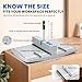 Mxmoonant 2 in 1 Manual Creasing & Perforating Machine 13.4'' with Positioning Blocks, Metric/Imperial Scale, 70-450g for Creaser/70-250g for Perforation, for Invitations Cards, Brochures, Covers