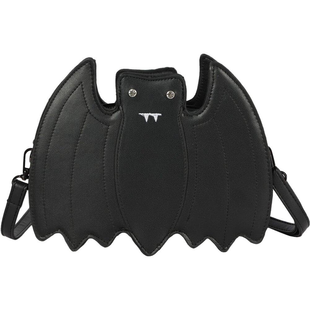 Sac crossbody en cuir gothique Hrippy idéal pour soirée punk