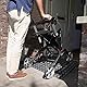 Türschwellenrampe aus Aluminium - 7 bis 15 cm Höhe (Totale Breite: 79 cm) - Bis 250 kg