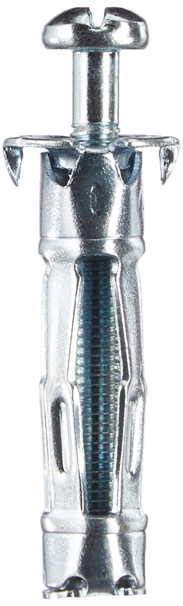 Molly M14150BC-XJ Chevilles métalliques à expansion avec Vis M4 Ø 4 x 33 mm, Gris, Set de 50 Pièces