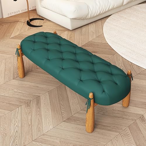 Banc d'entrée pour table de salle à manger et espaces intérieurs en cuir