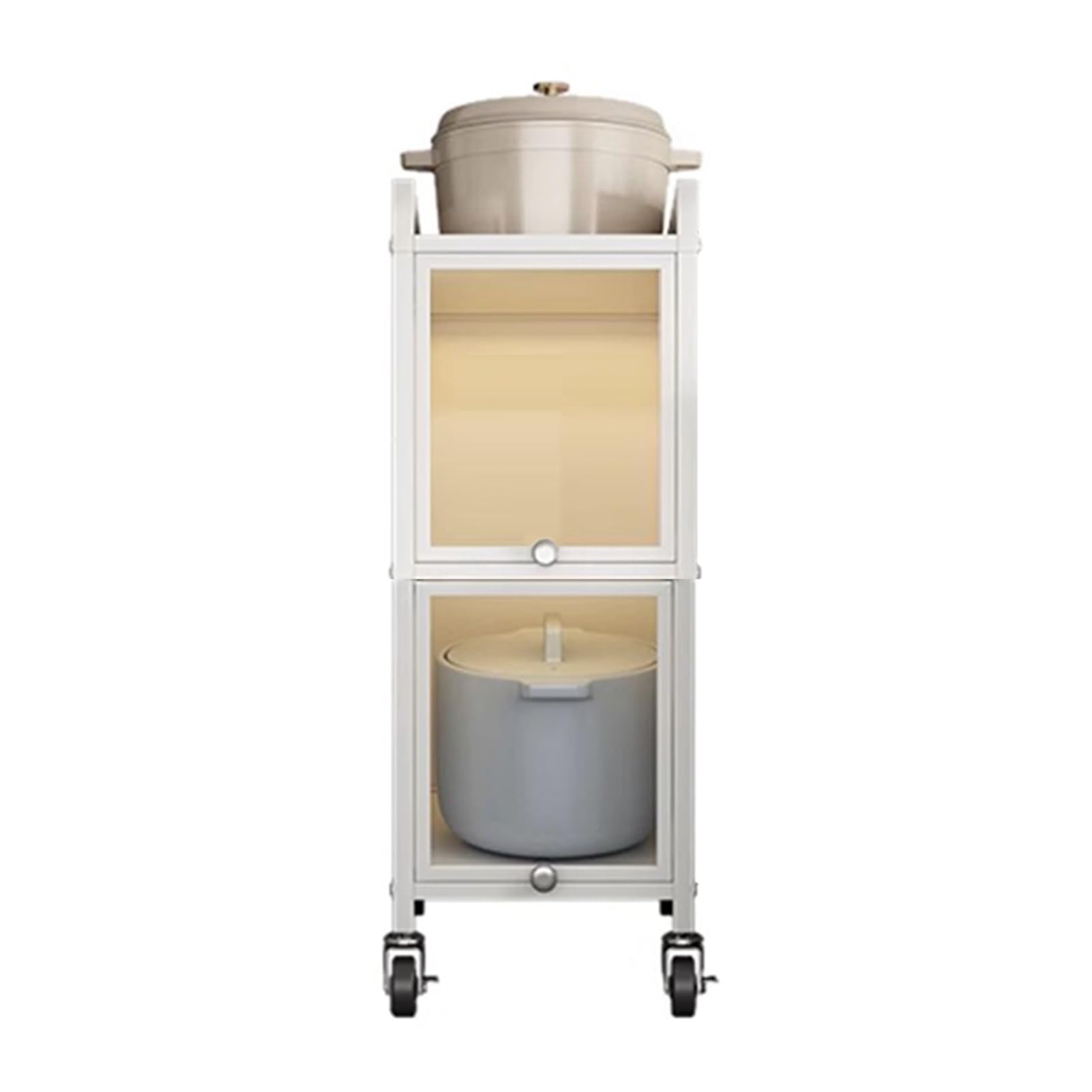 Flip-top Slim Storage Cart,Narrow Gap Cart with Universal Wheels,Bathroom Organizer Cabinet,for Laundry Narrow Places Bathroom Small Corner(3 tiers-30x40x82cm)
