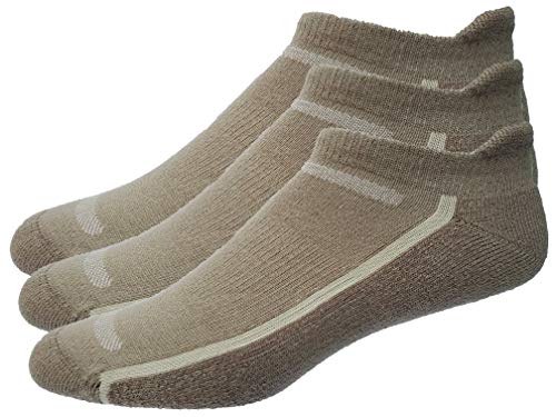 Mens 3-Pack No Show Tab Golf Socks