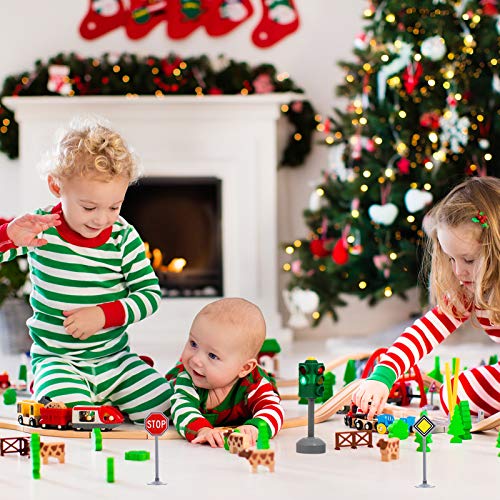 TOYANDONA Traffic Signs Toy Set Multicoloured Road Light Stop Safety Traffic Maker Crosswalk Signal Toy for Kids Birthday Education Gifts