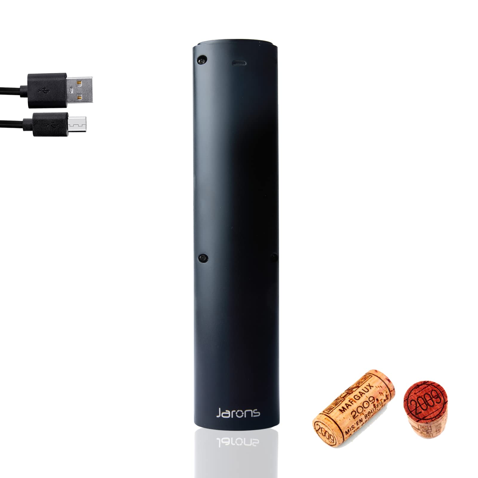 Jarons Electric Wine Opener，automatic wine bottle opener with Foil Cutter，One-click Button is suitable for various gathering occasions