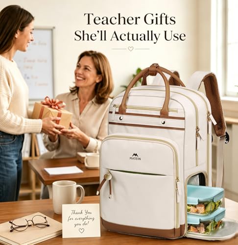MATEIN Backpack with Detachable Lunch Bag