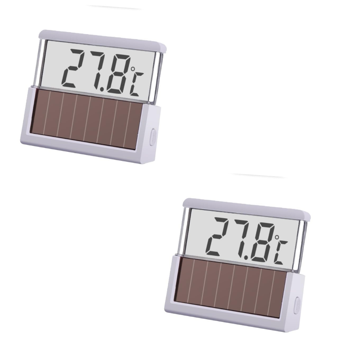 Happyyami 2st Abs-thermometer Hundegeburtstagsmütze Aquarium Digitales Thermometer Wassertemperaturmesser Aquarienwasser Aquarienwasser Wassertemperaturanzeige Angelrolle Weiß Kürbis Led