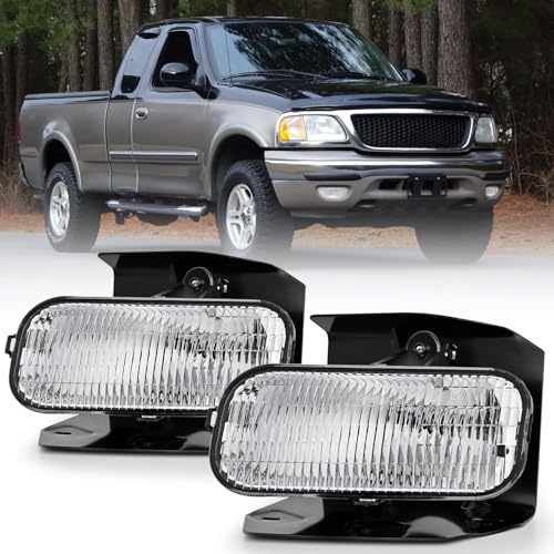 Nilight Fog Light Assembly Compatible with 1999 2000 2001 2002 2003 Ford F150...