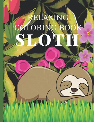 SLOTH RELAXING COLORING BOOK image 2
