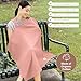 infancie Premium 100% Organic Cotton Muslin Nursing Cover – Breathable, Lightweight & Privacy Wrap for Mothers, Soft Multi-Use Breastfeeding Cover for Home & Travel, Beige
