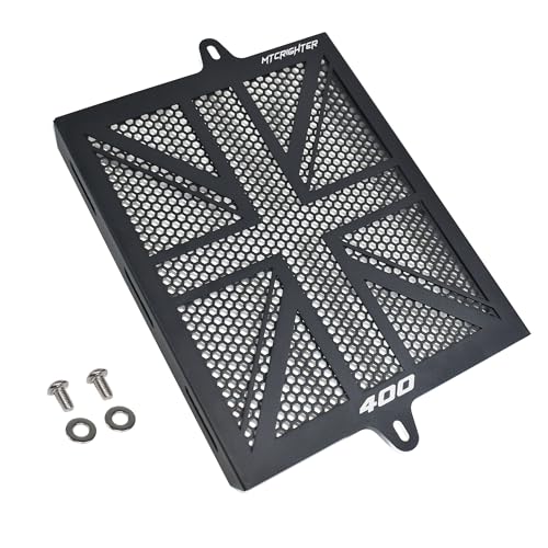 MTCRIGHTER Protector de Parrilla del radiador Engrosado Guardabarros Compatible con Triumph Speed 400 2024 2025, Fabricado en aleación de Aluminio