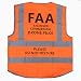 MYRIANN DJI Drone Safety Reflective Vest,Cool Cloth Vest with Commercial Drone Pilot Please Do Not Disturb,Excellent Flight Experience with DJI inspire,DJI Phantom 3 4, DJI Mavic Pro (Orange, XXL)