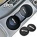 CARFORU Car Interior Accessories Cup Holder, Anti Slip Cup Mat Insert Vehicle Travel Auto Cup Holder Insert Coaster Ma for Jaguar Vehicles All Models 2 Packs, 2.75 inch