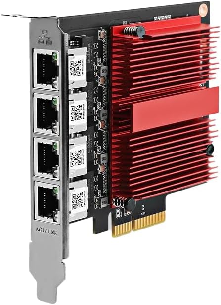 2.5G PCIe Ethernet Card with Intel I226 Chip, 2500Mbps Gigabit Network Adapter to PCIE X4 X8 X16 NIC, PCI Express Gigabit Ethernet Card for Windows 10/11/Linux/PVE/ESXi