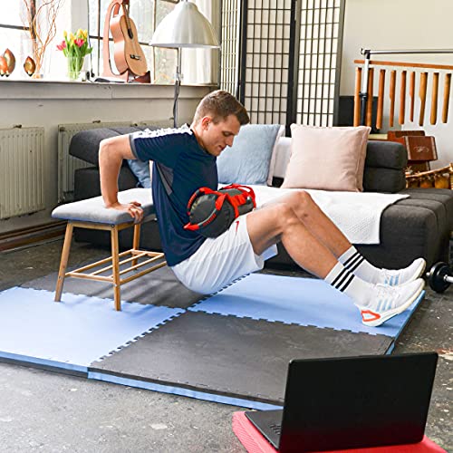 EYEPOWER 2,5-10kg Power Bag de Musculation 17x45cm Sac de Sable Sandbag Rouge – Image 6