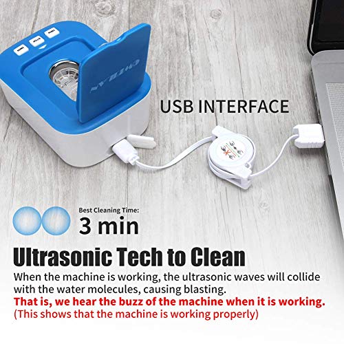 image for OWEILAN Contact Lens Cleaner Machine,Mini Portable Ultrasonic Contact 