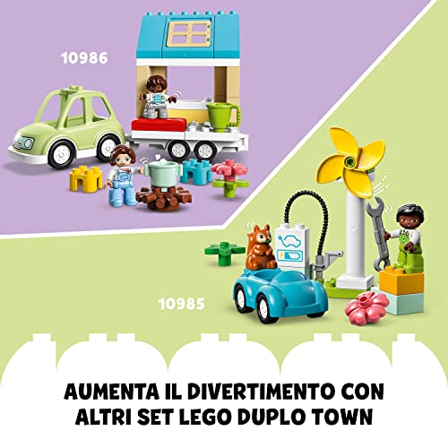 DUPLO Town Cantiere Edile con Bulldozer, Betoniera e Gru Giocattolo, Idea Regalo per Bambini e Bambine da 2 Anni, Giochi Educativi e Sensoriali con Luci, Suoni e Mattoncini Grandi 10990 - Lego - Immagine 6