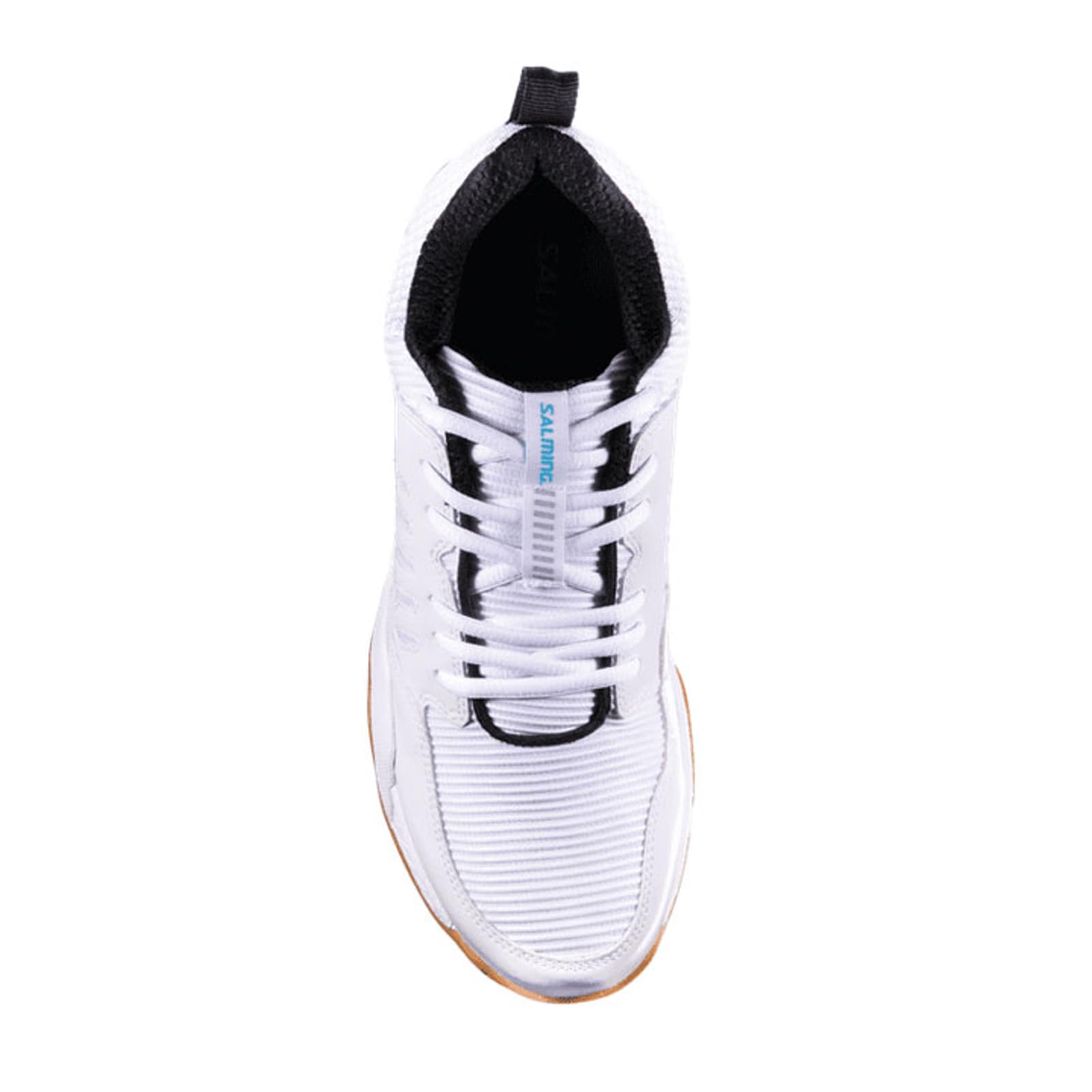 Salming Rival Herren Squashschuhe (Weiß/Überschall) & Schwarz/Weiß (Squash, Racquetball, Volleyball, Floorball)