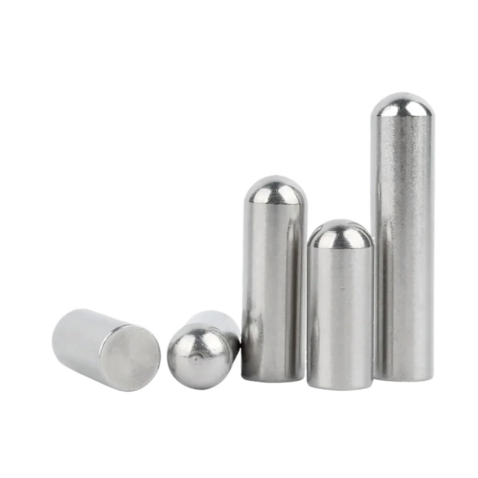Perni cilindrici a testa tonda M1-M6 in acciaio inossidabile 304 Perno parallelo cilindrico solido(M5x50mm(20pcs))