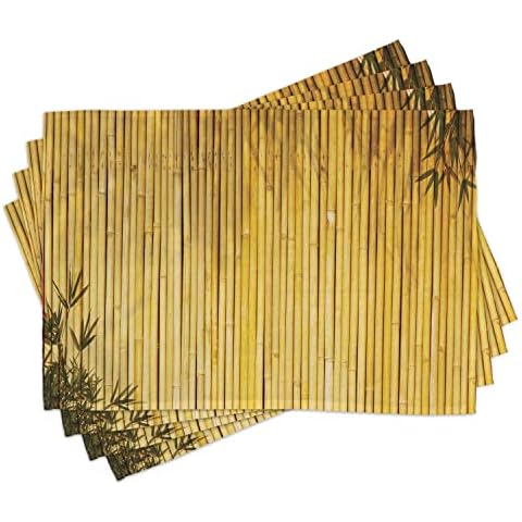 ABAKUHAUS Sets de Table Jaune Cover