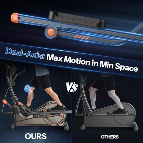 Image of Niceday Elliptical Exercise Machine, Elliptical Machine for Home, Magnetic Elliptical Trainer with 15.5IN-19IN Stride, 16 Resistance Levels, 400LBS Loading Capacity, Support Kinomap APP