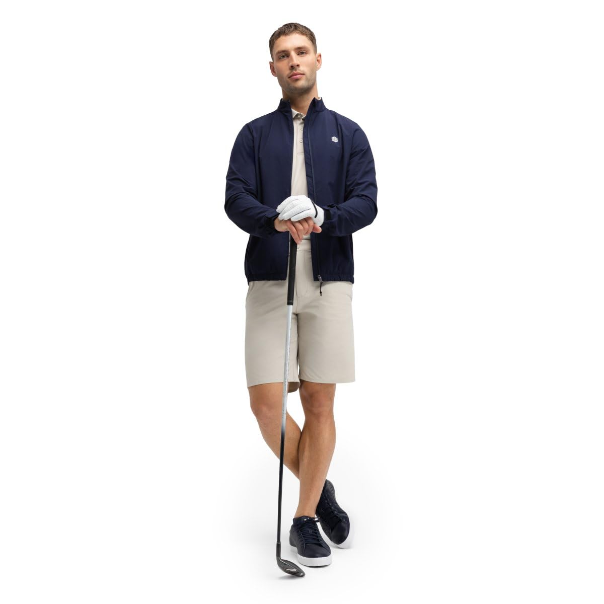 SIROKO Chaqueta de lluvia golf Muirfield Navy Azul