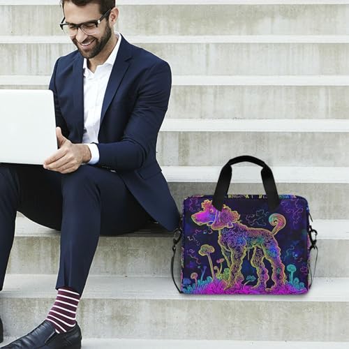 Bolso portátil para laptop de 15.6 pulgadas con diseño poodle miniatura 3