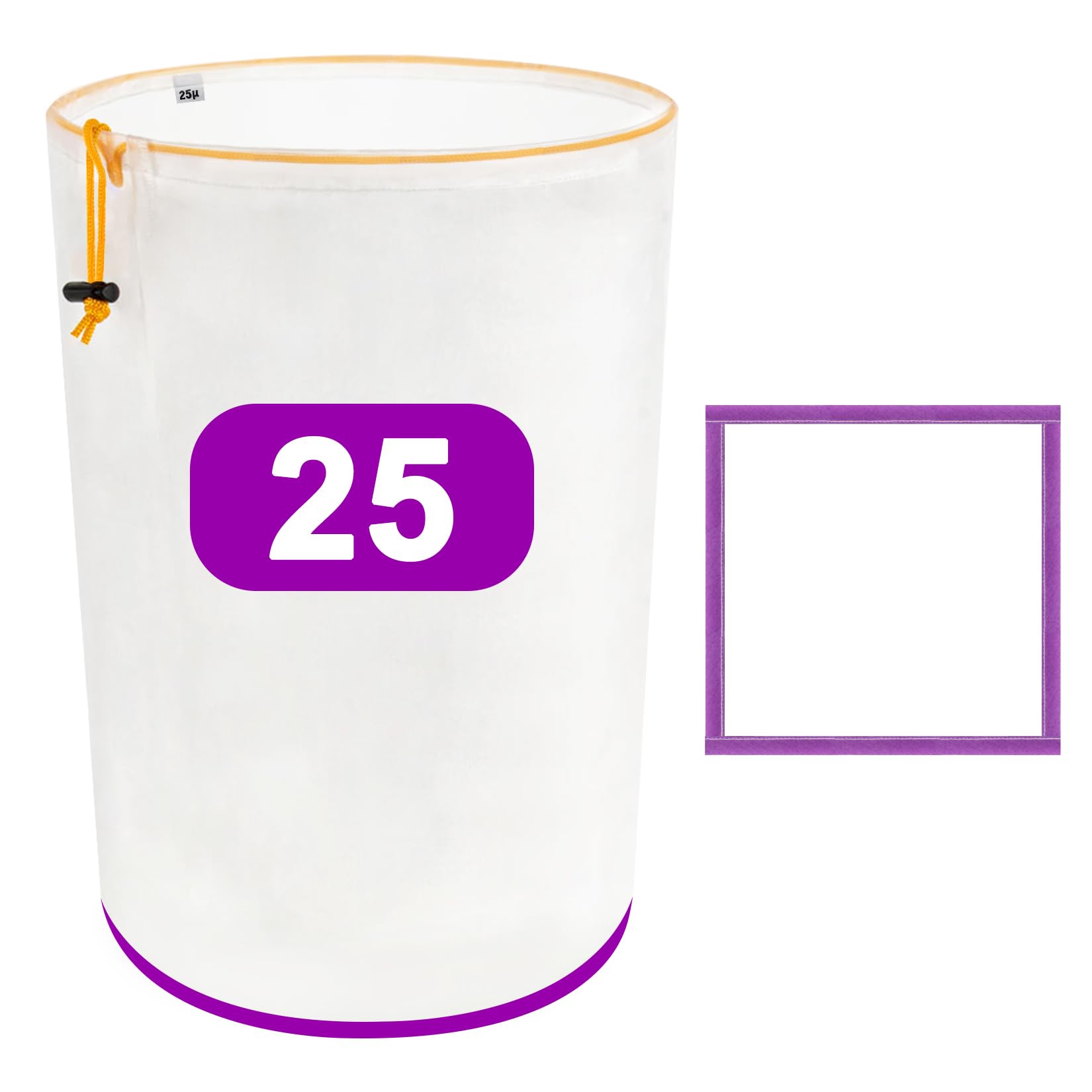 5 Gallon Filter Bag - Fine Nylon Mesh -9