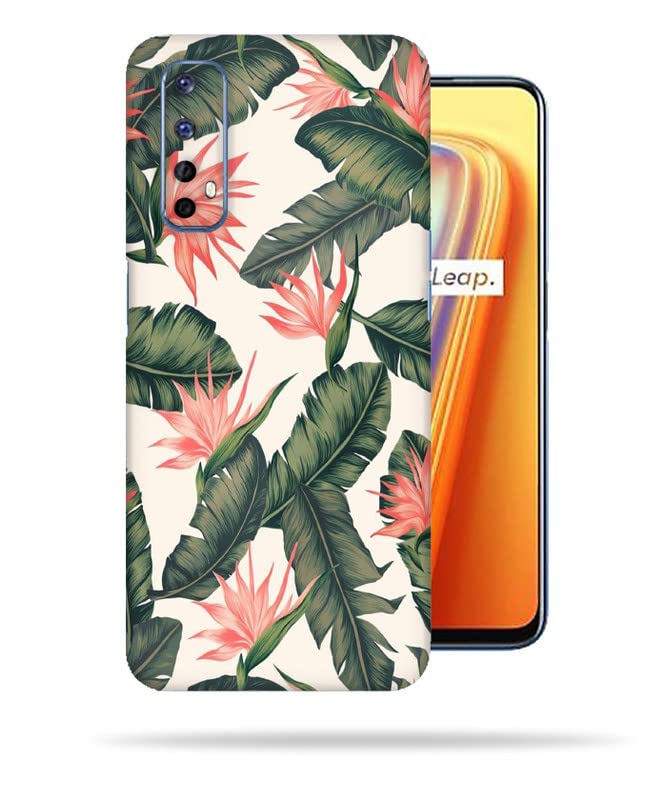 Image of Lavender Leafs Skin Back Protector Film Ultra Thin Scratch Resistant Vinyl (Not Case and Cover) for Realme 7