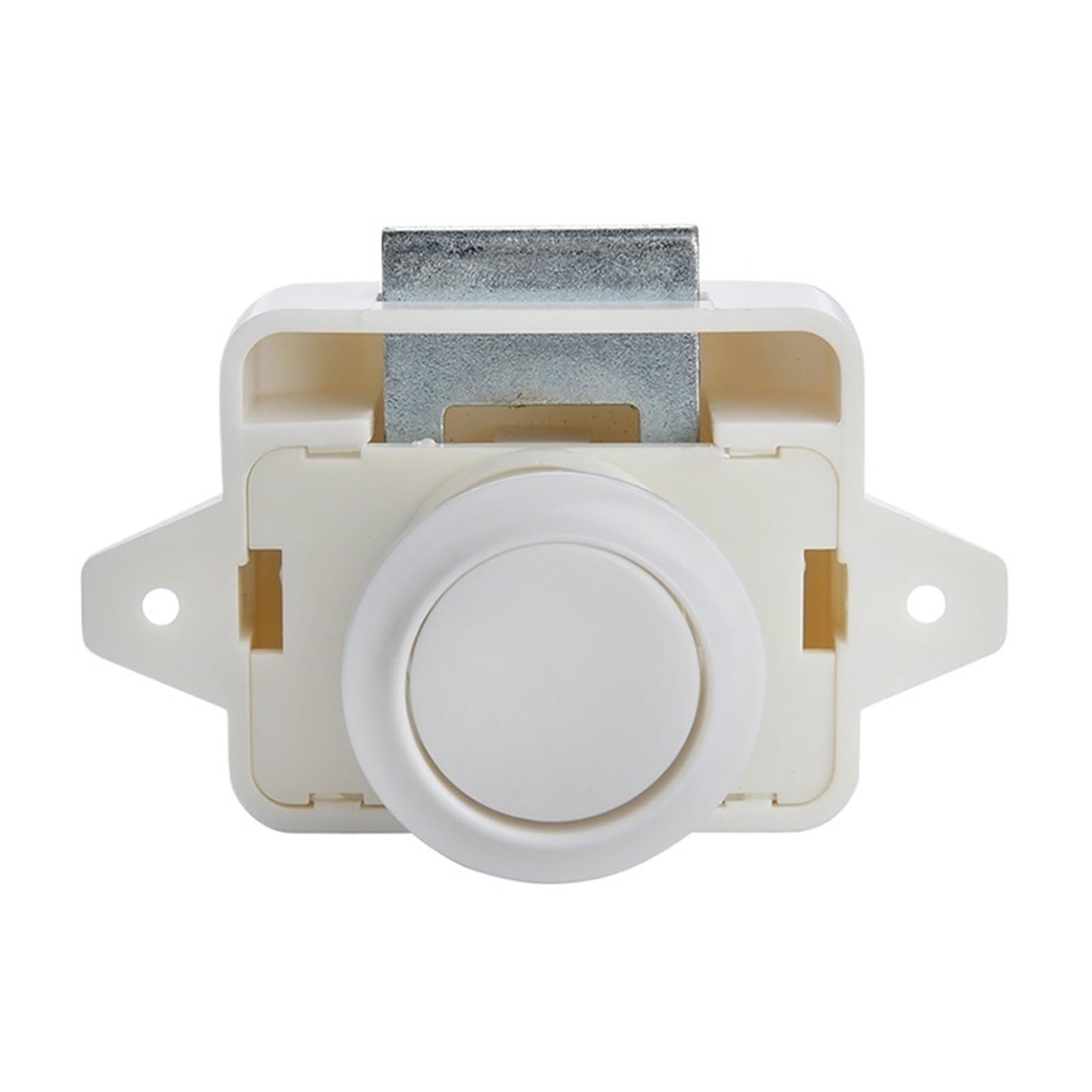 Jwvialel A 26Mm Push Lock Home Kitchen Cabinet Drawer Latch Button Locks Furniture Hardware 1Pcs(A)