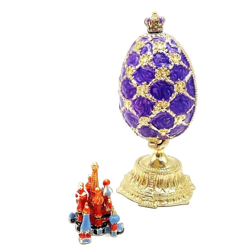 Œufs de Fabergé et bracelet style impérial russe faits main