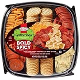 Hormel Gatherings Bold and Spicy Dry Sausage Tray with Cheese, 1.75 LB
