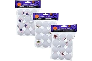 Pack of 12 Halloween Floating Eyeballs for Drinks