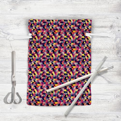 Image of ArtzFolio Triangled D1 | Pouch Wrist Potli Bag | Bag for Weddings & Casual Parties