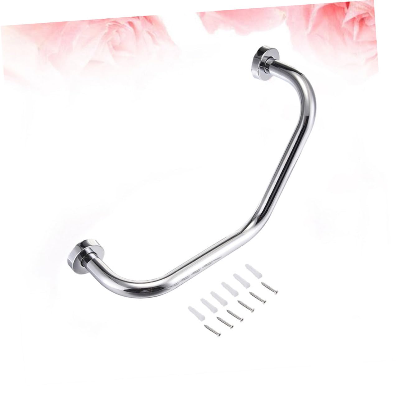 KOMBIUDA Barra De Seguridad Inoxidable Antideslizante Para Baño Manija De Agarre Soporte Para Mayores y Discapacitados Instalación y Resistencia