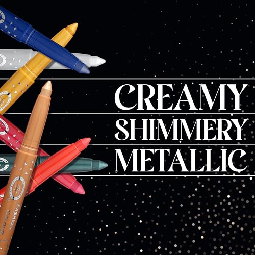 Image of FASHION COLOUR German Eyeshadow Stick Matte & Shimmer | Long Lasting, High Pigment, Blendable Eye Shadow Pencil | Built-In Sharpener | Crystal Light |
