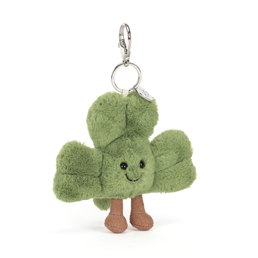 Amazon.com: Jellycat Amuseables Siofra Shamrock Bag Charm