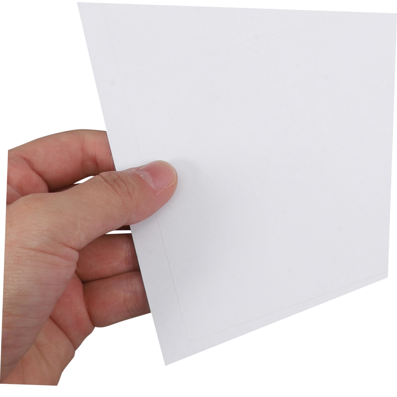100 Fogli Carta per Stampante Etichette Adesive Facile e Applicare Superficie Liscia e Resistente Strappi per Etichettature Temporanee e Permanenti