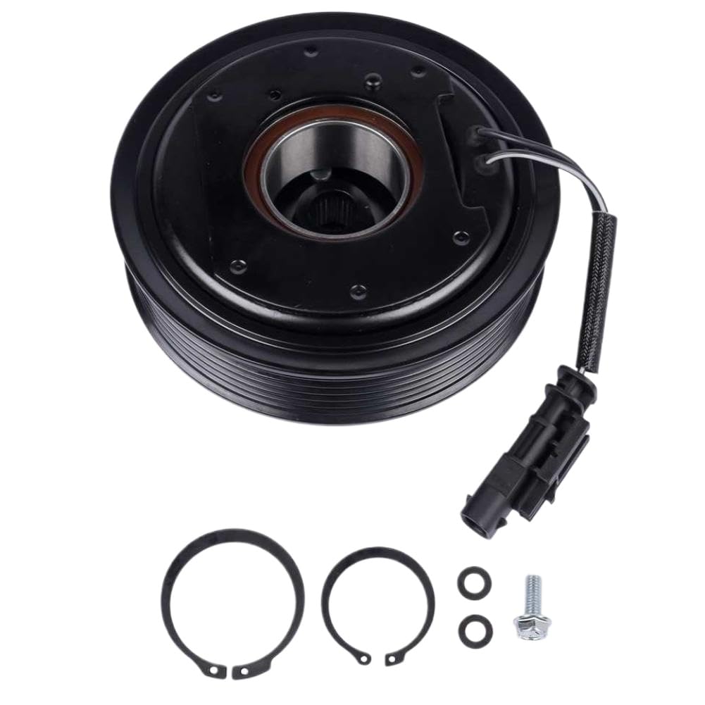 Qhtwuyqek Onecolor Ac Compressor Clutch Kit 198296 197296 Compatible With Chevrolet Colorado Canyon 3.6L V6 Gas 2015-2016